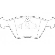 WBP20968A WAGNER LOCKHEED Комплект тормозных колодок, дисковый тормоз