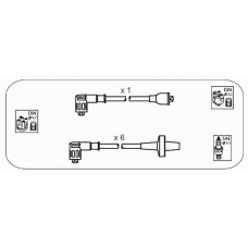 RB30 JANMOR Комплект проводов зажигания