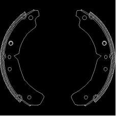 4610.00 REMSA Комплект тормозных колодок