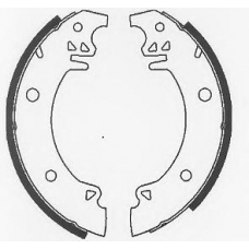 BS623 QUINTON HAZELL Комплект тормозных колодок