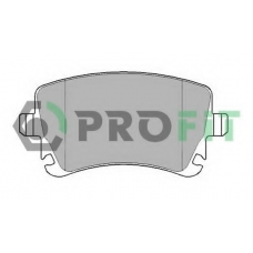 5000-1644 PROFIT Комплект тормозных колодок, дисковый тормоз