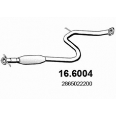 16.6004 ASSO Средний глушитель выхлопных газов