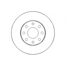 NBD1738 NATIONAL Тормозной диск