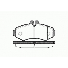 0701 00 KAWE Комплект тормозных колодок, дисковый тормоз