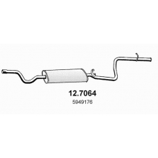 12.7064 ASSO Глушитель выхлопных газов конечный