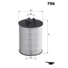 ELH4772 MECAFILTER Масляный фильтр