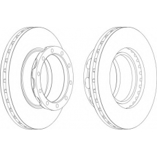 FCR288A FERODO Тормозной диск