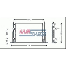 1700221 KUHLER SCHNEIDER Радиатор, охлаждение двигател
