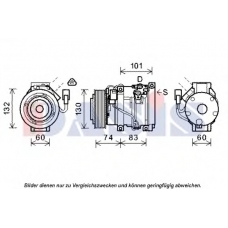 851993N AKS DASIS Компрессор, кондиционер