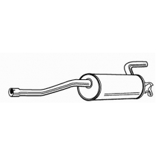 16261 WALKER Глушитель выхлопных газов конечный