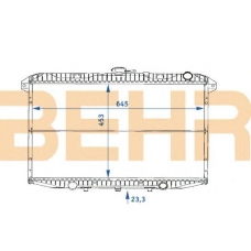 0100469 BEHR Radiator