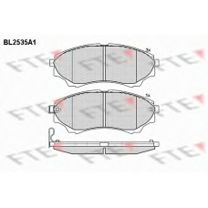 BL2535A1 FTE Комплект тормозных колодок, дисковый тормоз
