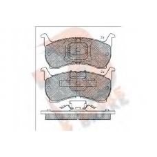 RB0446 R BRAKE Комплект тормозных колодок, дисковый тормоз