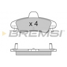BP3188 BREMSI Комплект тормозных колодок, дисковый тормоз
