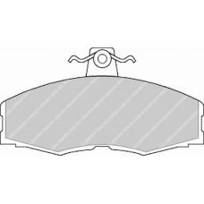 FDB275 FERODO Комплект тормозных колодок, дисковый тормоз