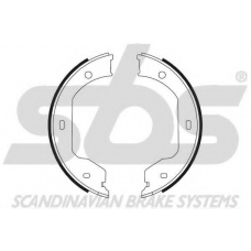 18492715695 S.b.s. Комплект тормозных колодок, стояночная тормозная с