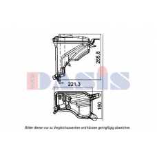 053017N AKS DASIS Компенсационный бак, охлаждающая жидкость