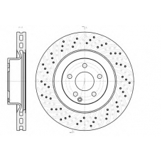 61186.10 REMSA Тормозной диск