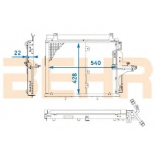 7401132 BEHR Condenser