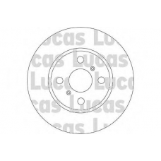 DF2658 TRW Тормозной диск