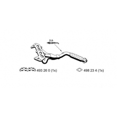 341592 ERNST Коллектор, система выпуска