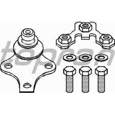 102 781 TOPRAN Несущий / направляющий шарнир