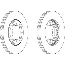 DDF494-1 FERODO Тормозной диск