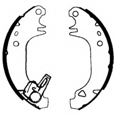 8DB 355 000-581 HELLA Комплект тормозных колодок
