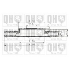 BDC5231 QUINTON HAZELL Тормозной диск