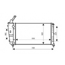 QER2172 QUINTON HAZELL Радиатор, охлаждение двигателя