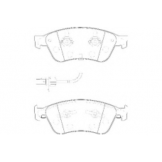 WBP23885A WAGNER LOCKHEED Комплект тормозных колодок, дисковый тормоз