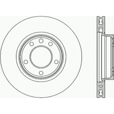 BDR2300.20 OPEN PARTS Тормозной диск