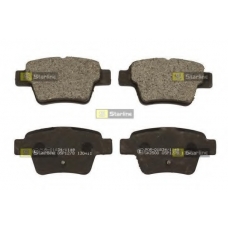 BD S737 STARLINE Комплект тормозных колодок, дисковый тормоз