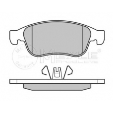 025 249 1418 MEYLE Комплект тормозных колодок, дисковый тормоз