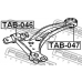 TAB-047 FEBEST Подвеска, рычаг независимой подвески колеса