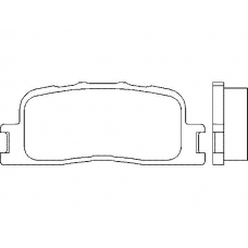 P 83 088 BREMBO Комплект тормозных колодок, дисковый тормоз