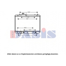 320039N AKS DASIS Радиатор, охлаждение двигателя
