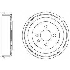 VBD632 MOTAQUIP Тормозной барабан