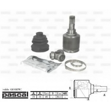 G81007PC PASCAL Шарнирный комплект, приводной вал