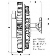 0720002039 BERU Сцепление, вентилятор радиатора