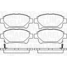 363916060784 MAGNETI MARELLI Комплект тормозных колодок, дисковый тормоз