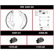 SPK 3507.04 ROADHOUSE Комплект тормозов, барабанный тормозной механизм