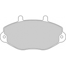DBP240701 DURON Комплект тормозных колодок, дисковый тормоз