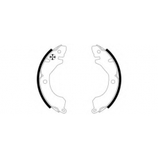 MFR302 MINTEX Комплект тормозных колодок