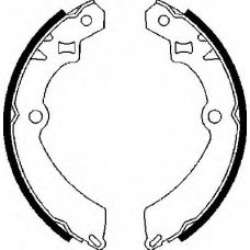 BS823 QUINTON HAZELL Комплект тормозных колодок