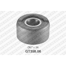 GT358.06 SNR Натяжной ролик, ремень грм