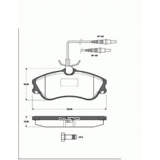 1501221937 S.b.s. Комплект тормозных колодок, дисковый тормоз