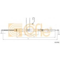 10.6762 COFLE Трос, стояночная тормозная система