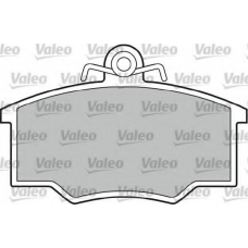 598214 VALEO Комплект тормозных колодок, дисковый тормоз