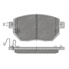 SP 392 SCT Комплект тормозных колодок, дисковый тормоз